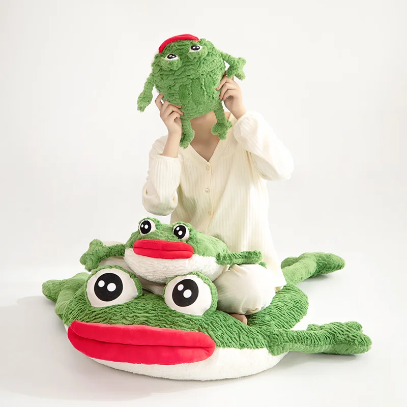 Cojín de rana para bebés: almohada segura y suave - imagen 2