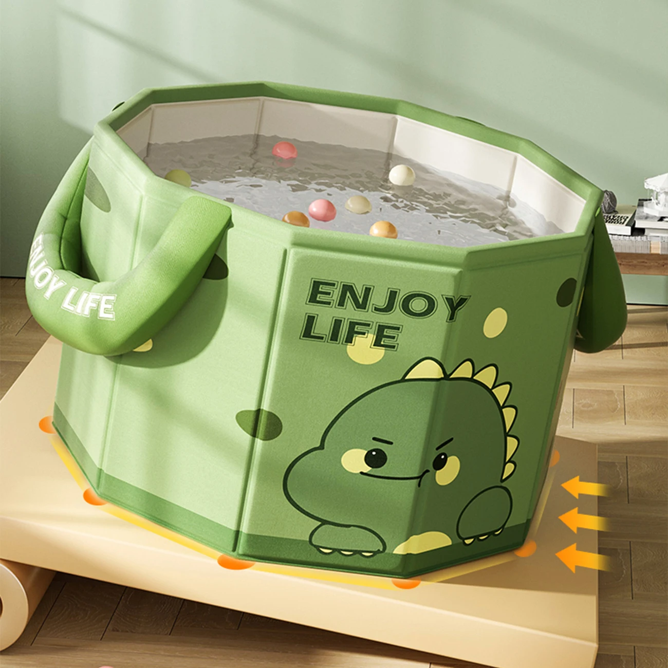 Bañera infantil plegable terapéutica para ducha y remojo japonés - imagen 3