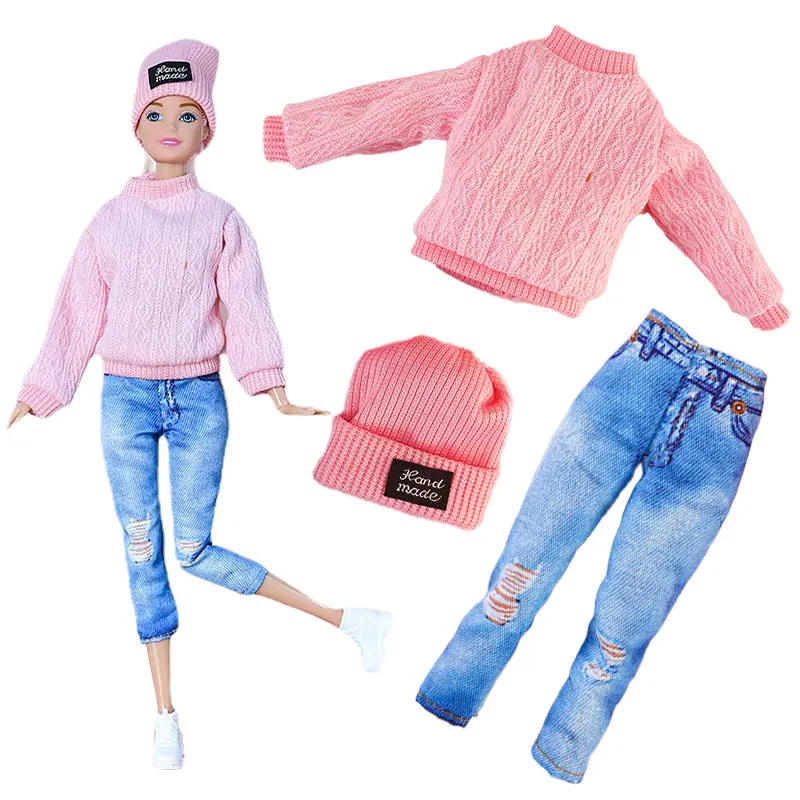 Abrigo de moda y conjunto completo para niña - imagen 2