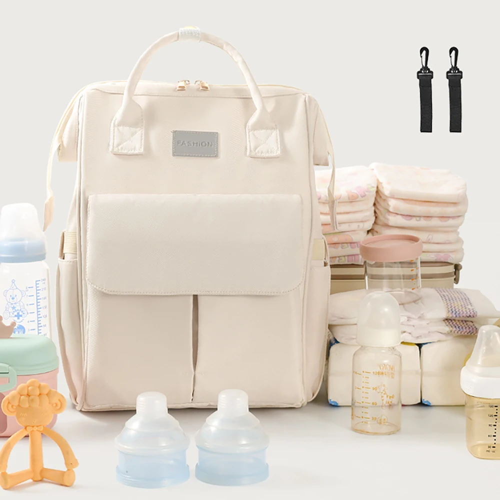 Bolsa de pañales impermeable para bebé – Gran capacidad y fácil de limpiar - imagen 2