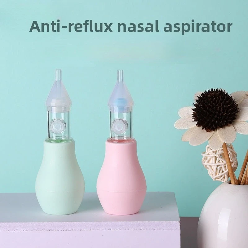 Aspirador nasal de silicona para bebés – Sistema anti-reflujo - imagen 4