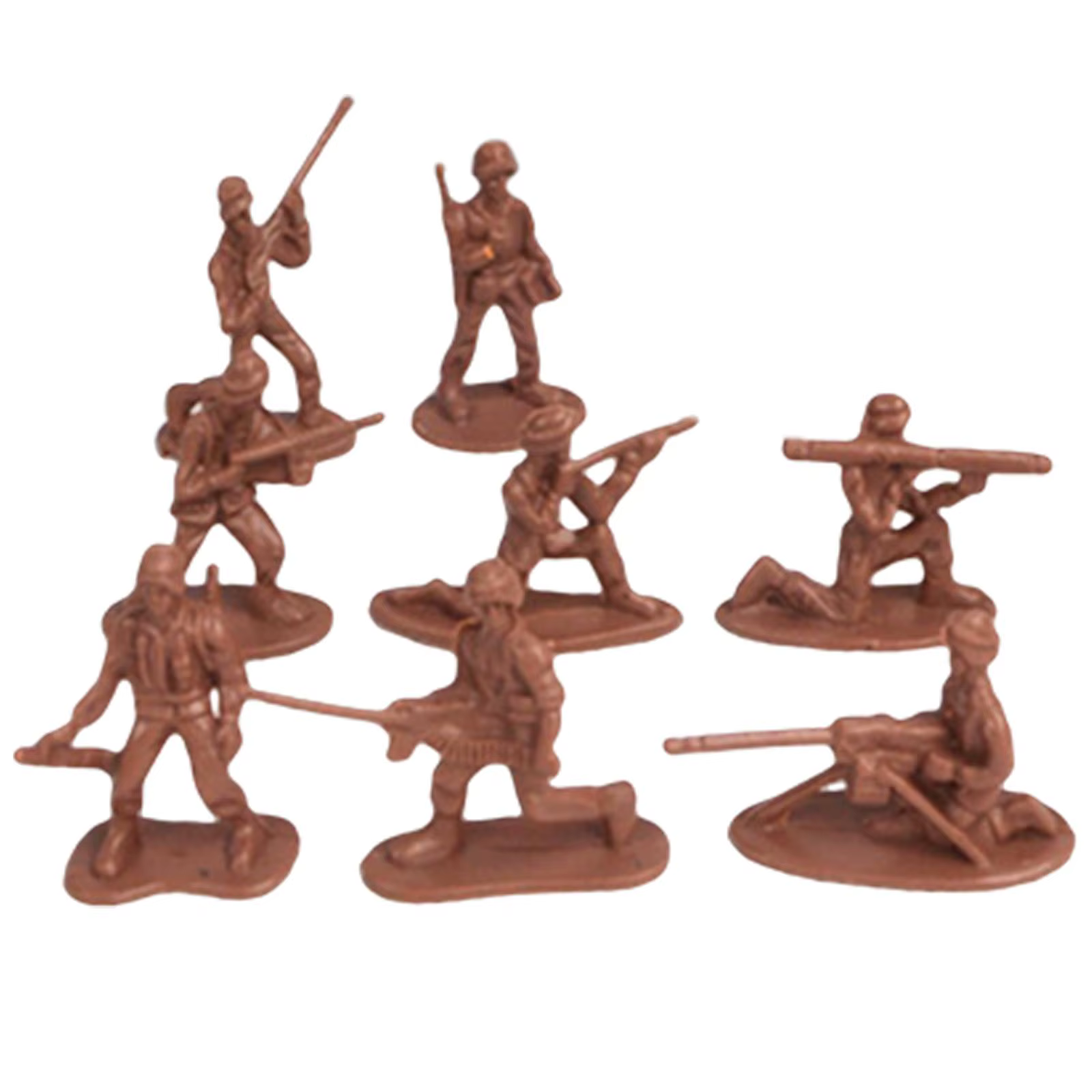 Figuras de soldados en miniatura con bandera para niños - imagen 2
