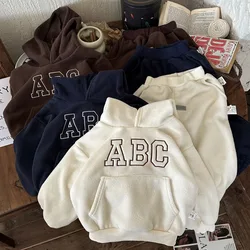 Milangel Invierno para niños: sudadera capucha y pantalón forro piel