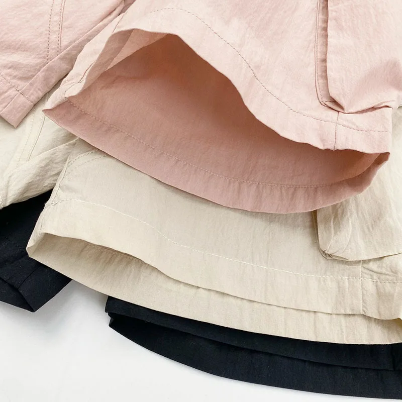 Pantalones harem de cinco cuartos para niños con cintura elástica - imagen 5