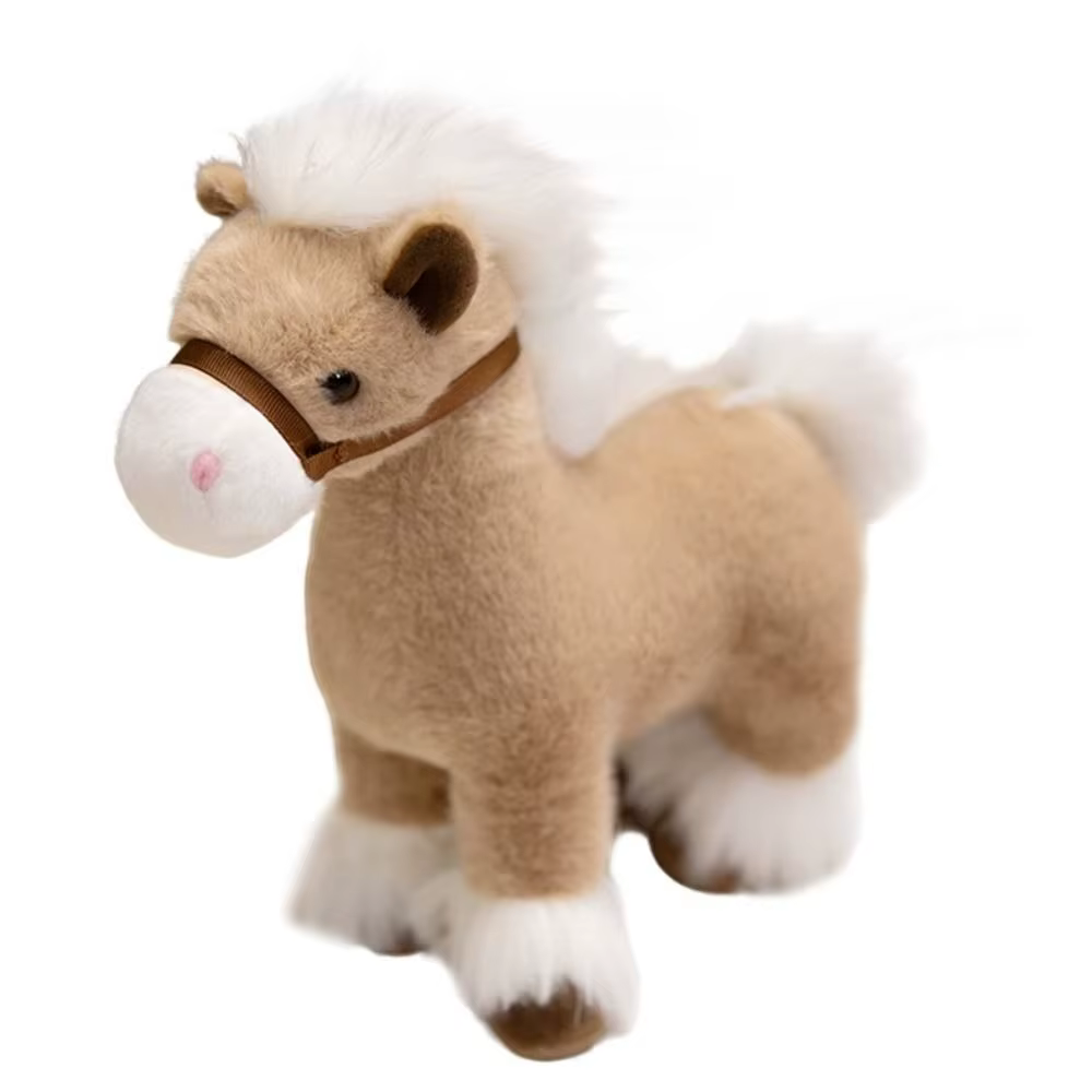 Imagen que muestra la textura del algodón PP y la forma del peluche