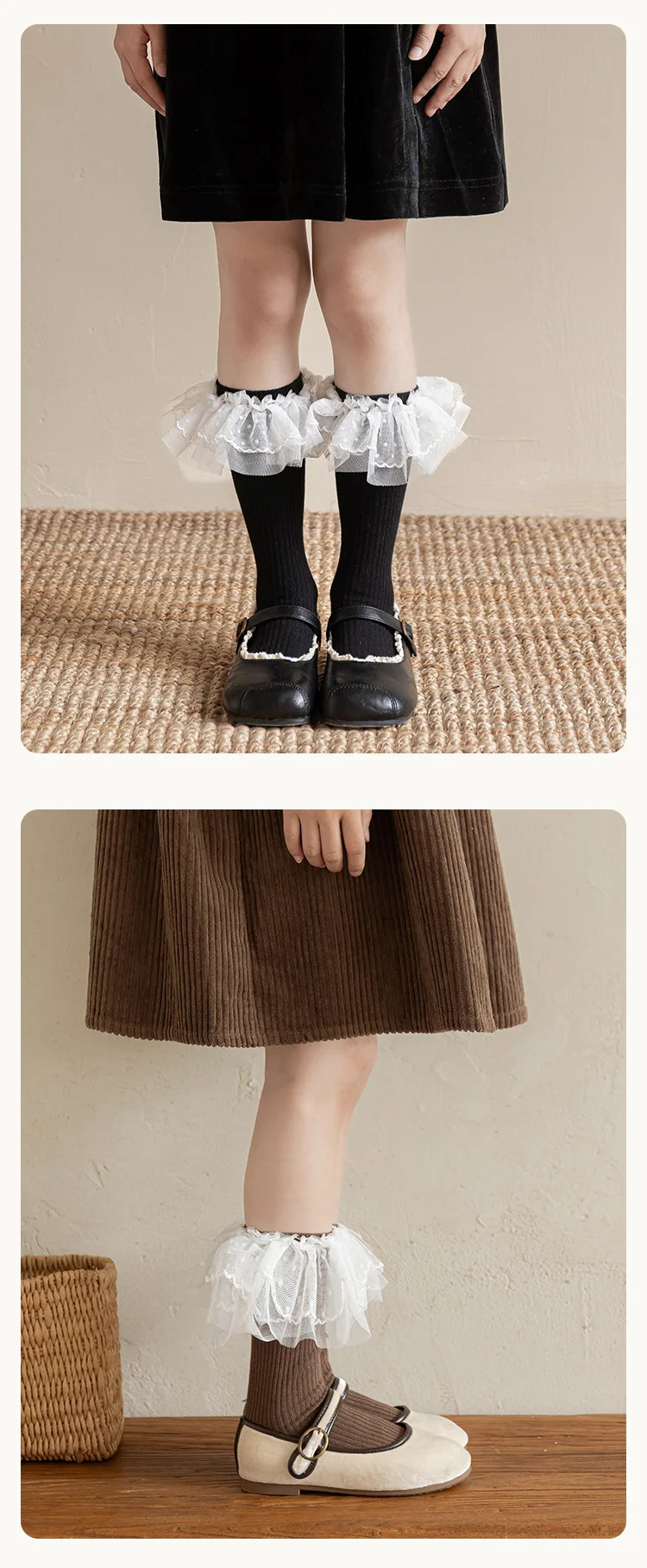 Estilo dulce y coordinado para niña