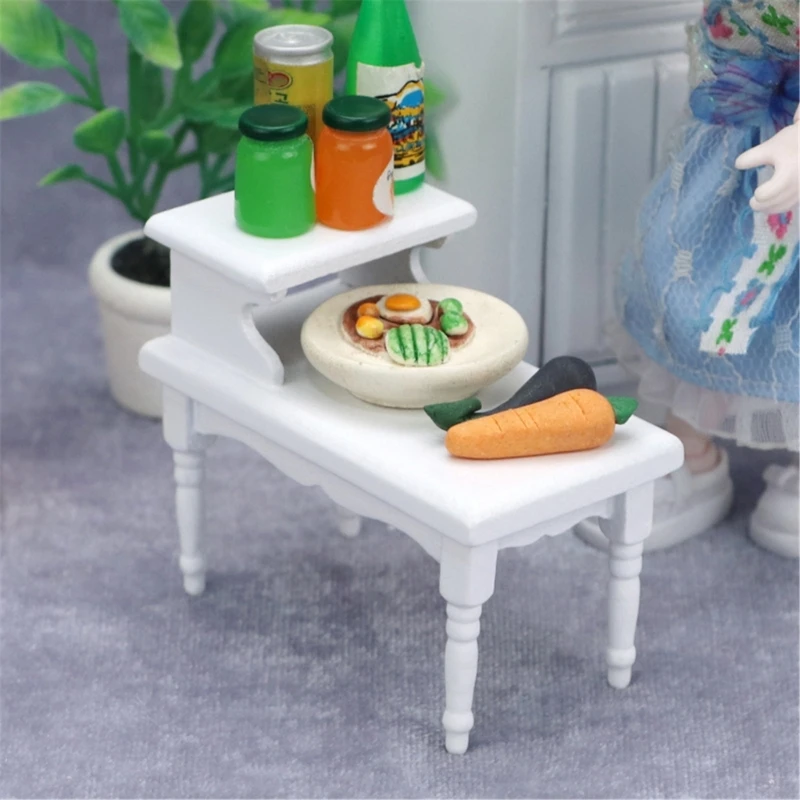 Mesa de centro con diseño de dos niveles