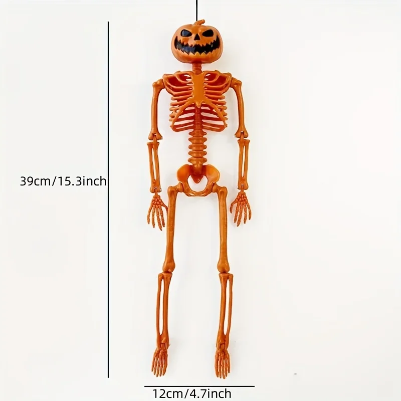 Esqueleto de calabaza con articulaciones posables