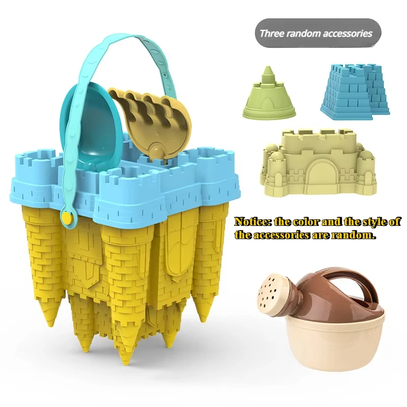 Set de playa para niños – castillo, cubo y pala de arena - imagen 2