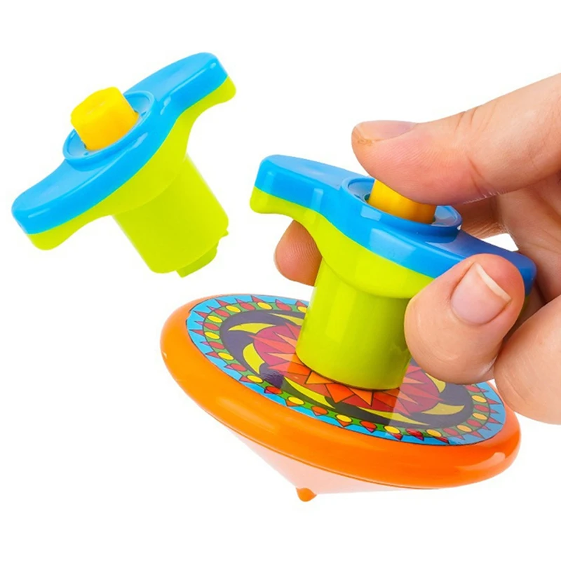 Peonza giroscópica giratoria con lanzador para niños, regalo - imagen 2