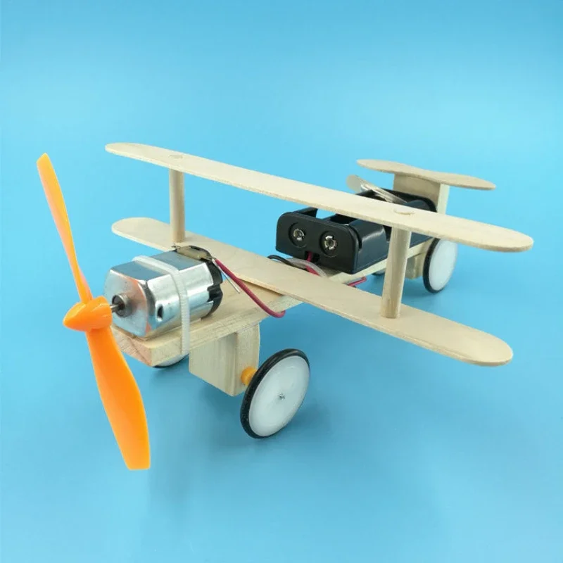 Avión biplano eléctrico educativo para niños – Montaje fácil - imagen 5