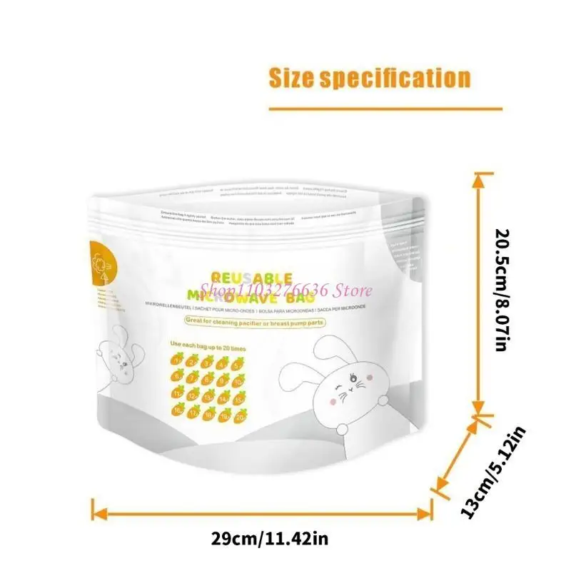 Bolsas esterilizadoras de microondas para biberones y chupetes - imagen 5