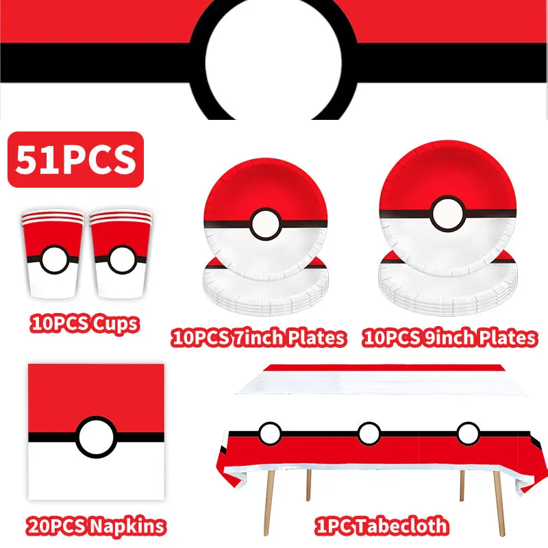Decoración cumpleaños infantil Pokémon con globos Pikachu relámpago - imagen 3