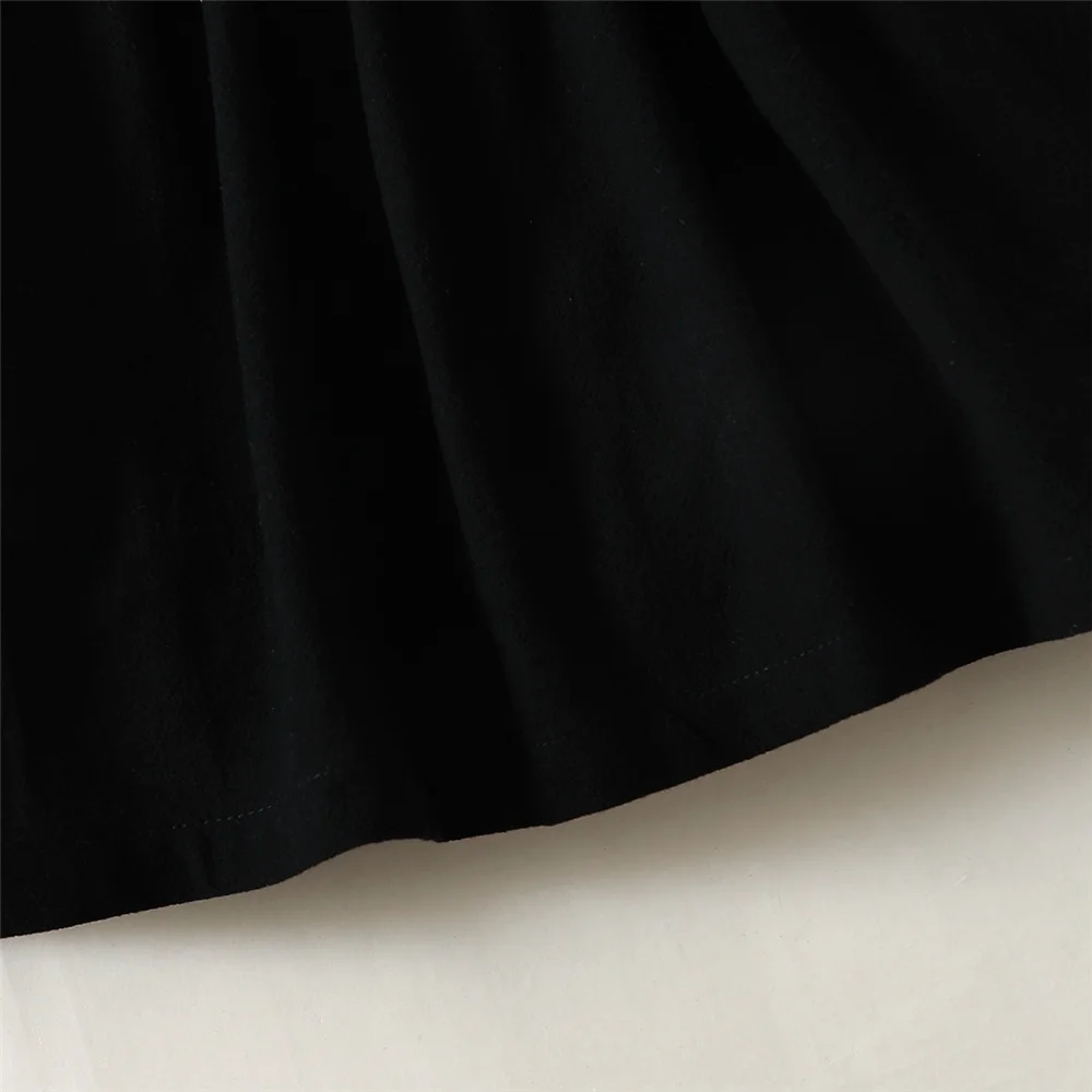 Vestido tul negro con lunares manga larga infantil - imagen 2