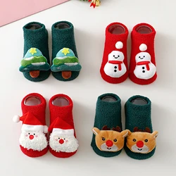 Zapatos planos de invierno para bebé – Diseño navideño 3D