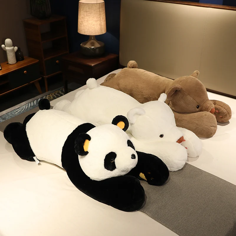 Peluche oso polar gigante suave – Almohada y cojín infantil - imagen 3