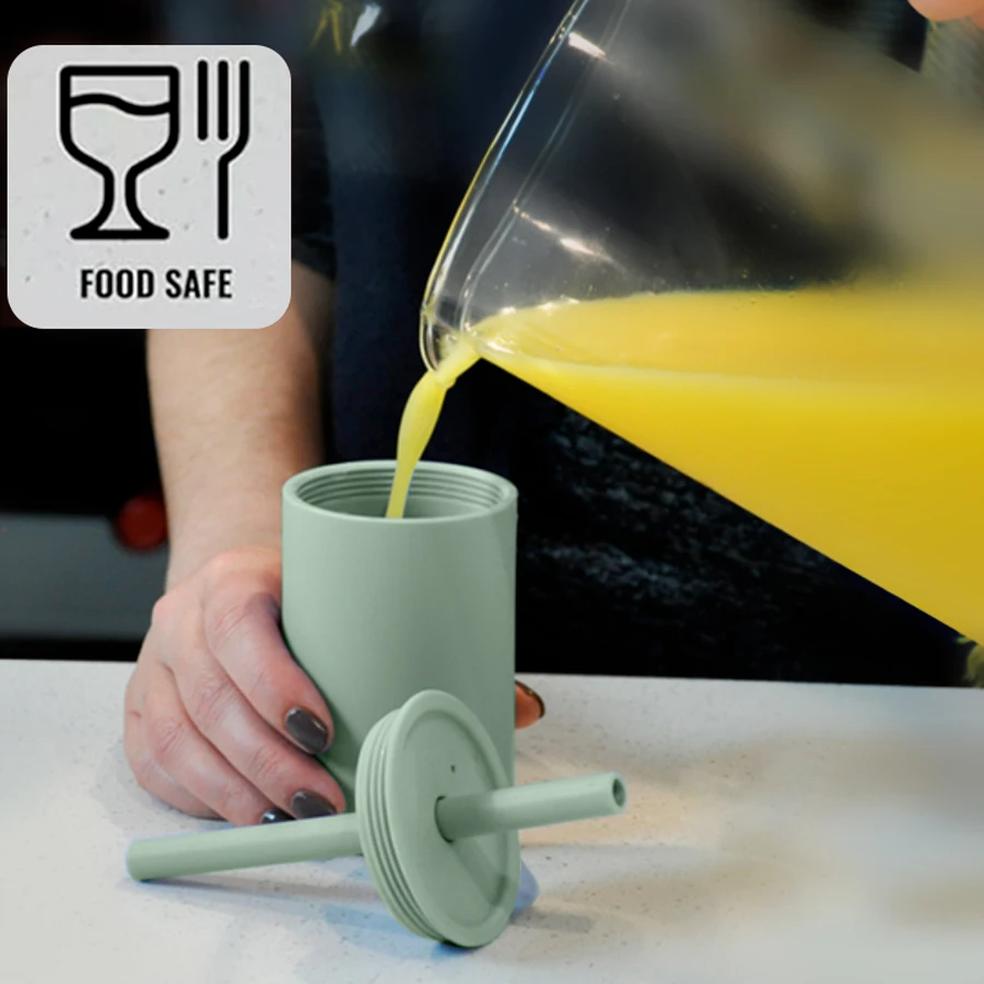 Tazas de alimentación paja suave sin BPA para bebés recién nacidos - imagen 2