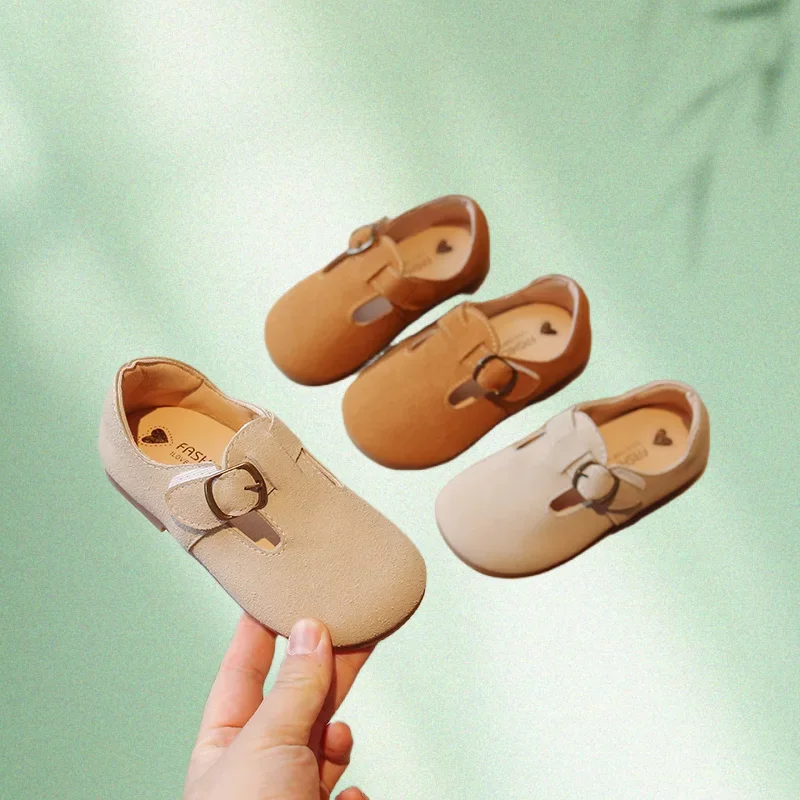 Zapatos planos de cuero para niños - imagen 3