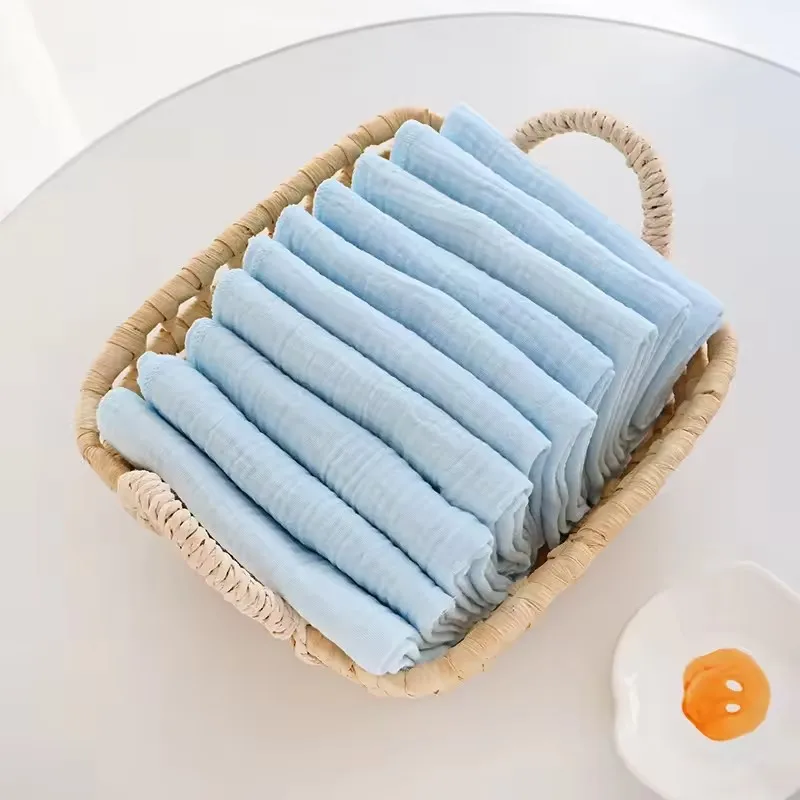 Pañales de tela de algodón para bebé, lavables y absorbentes de gasa - imagen 2