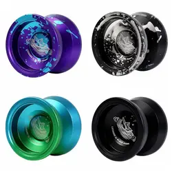 Yo-yo de aluminio con rodamientos de bolas, cuerda rápida