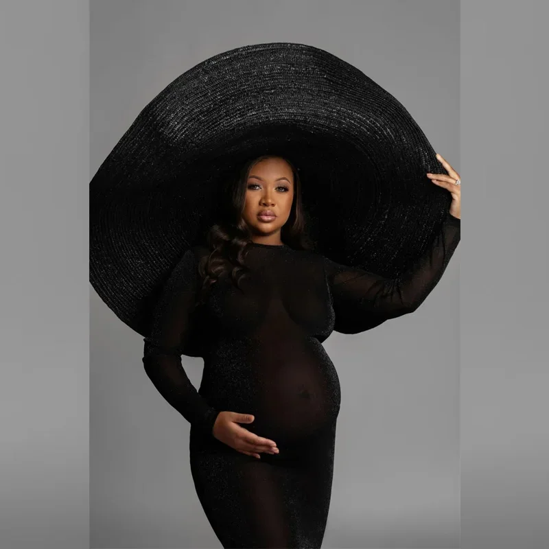 Sombrero de paja flexible con ala ancha XL para proteger del sol - imagen 3