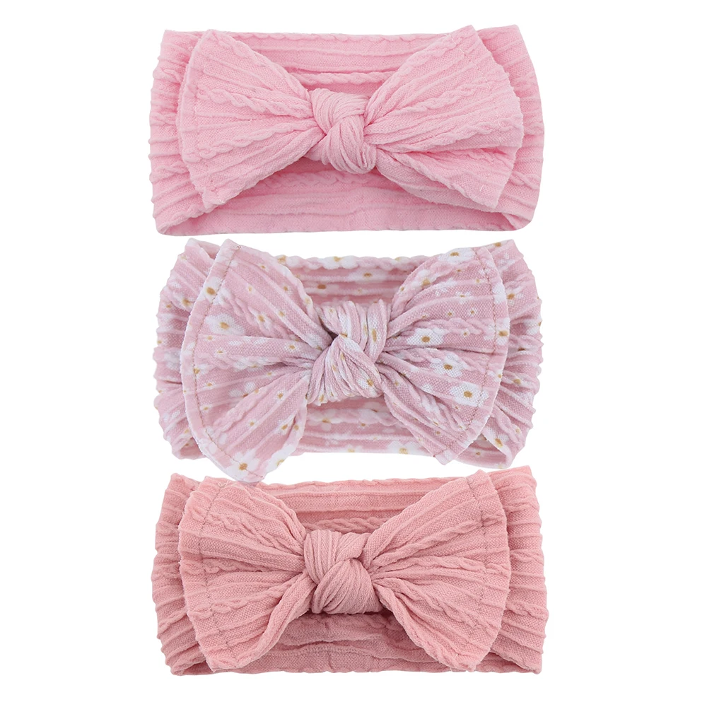 Diademas con lazo elástico para bebé – Turbante nailon suave - imagen 2