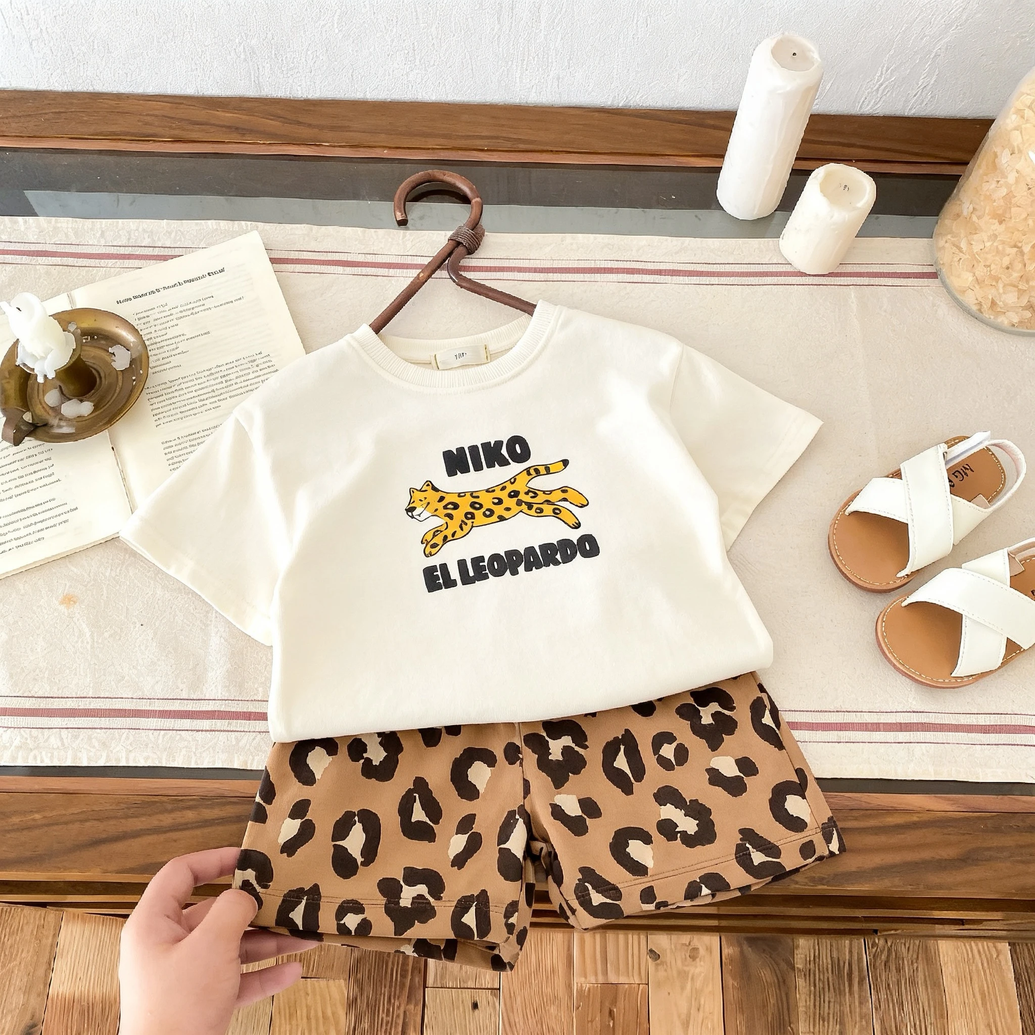 Conjunto verano de camiseta y pantalón corto para niño - imagen 3