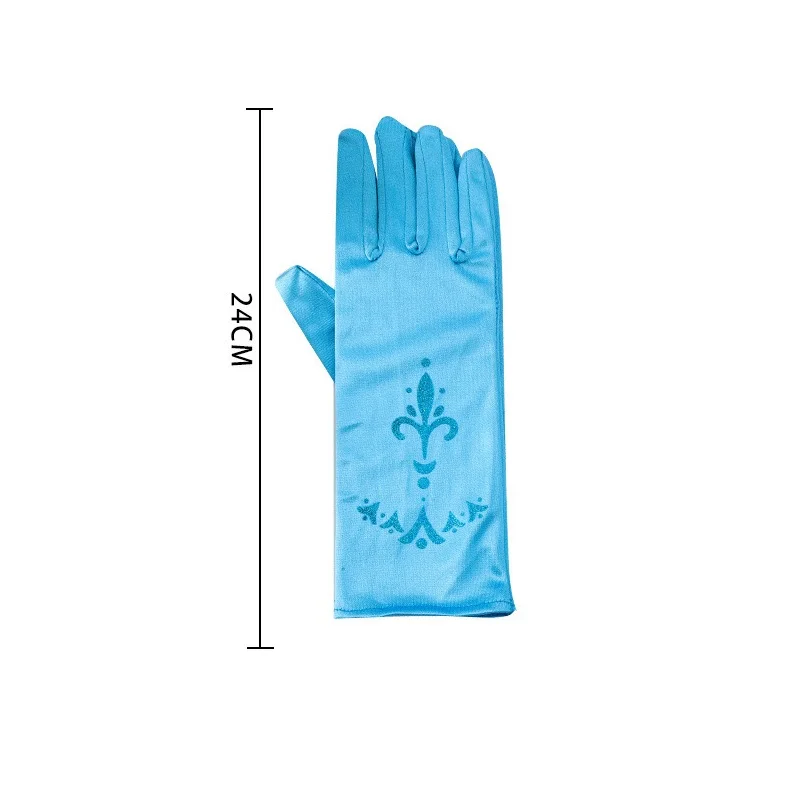Guantes de satén para disfraz de princesa