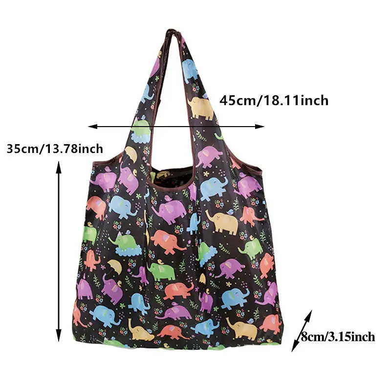 Bolsa plegable reutilizable ligera para viajes y compra diaria - imagen 4