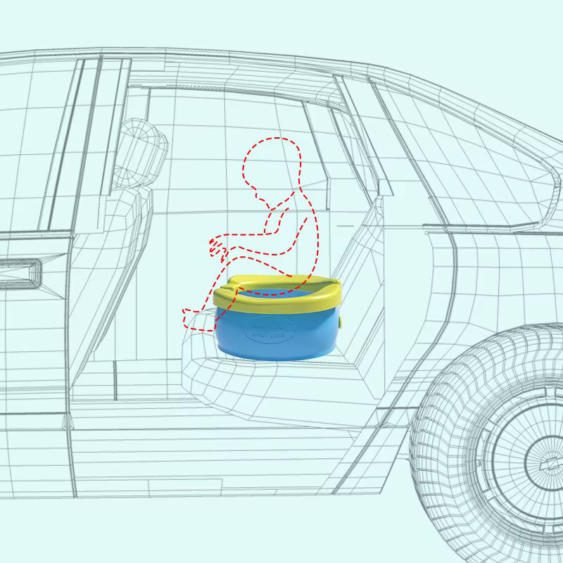 Orinal portátil plegable para niños – entrenamiento fácil - imagen 4