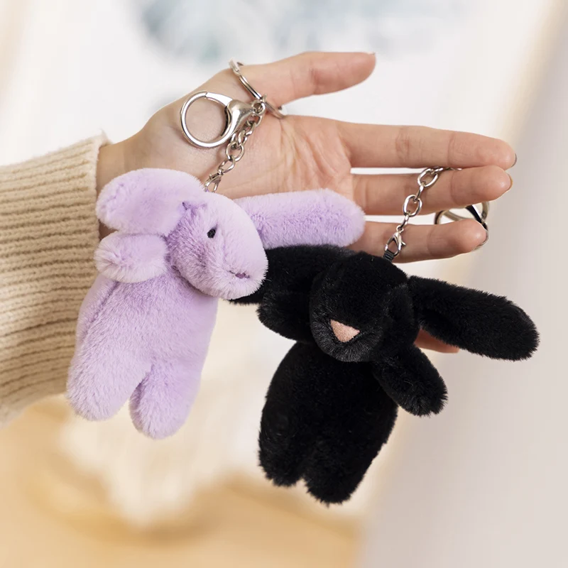 Llavero de peluche de conejo pequeño para niños, regalo - imagen 2