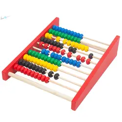 Ábaco de madera infantil para aprender matemáticas tempranas