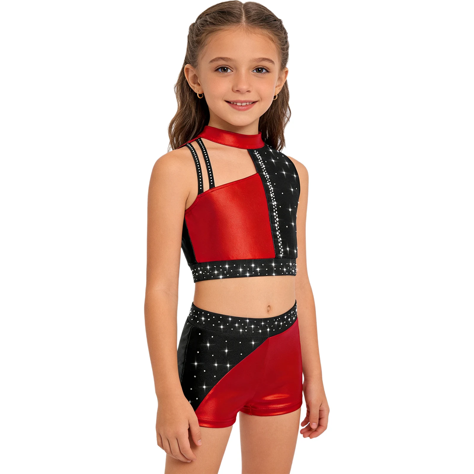 Conjunto en movimiento para gimnasia