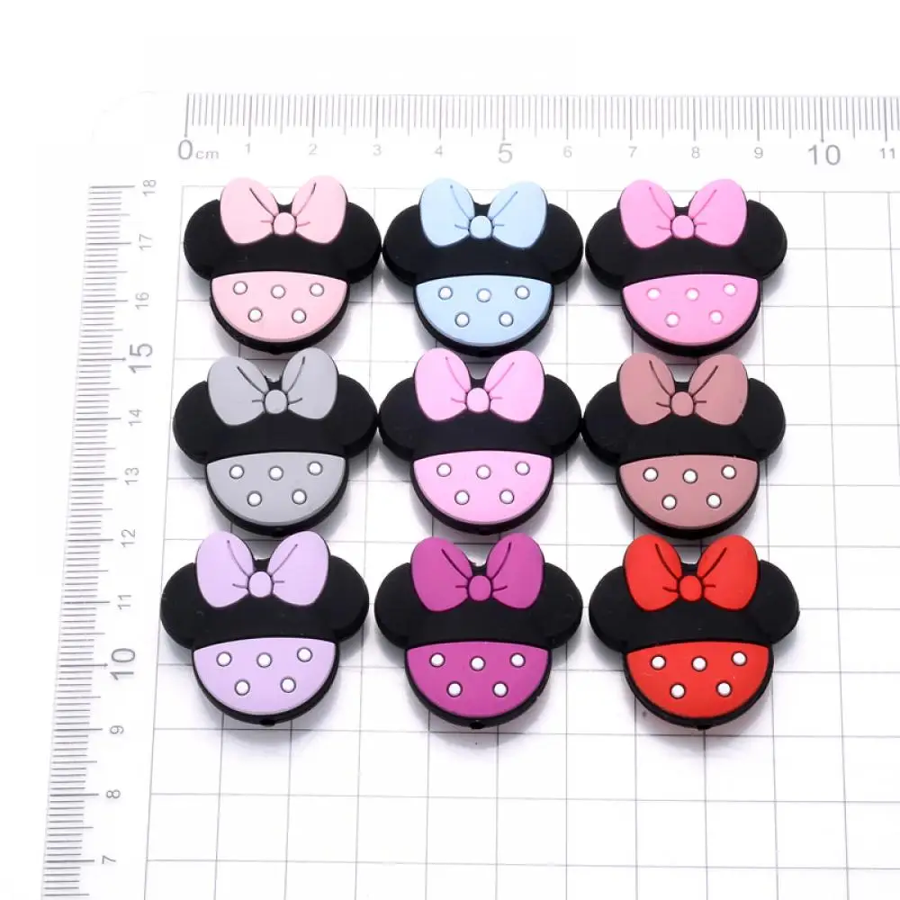 Cuentas de silicona con forma ratón para chupete bebé DIY - imagen 4