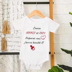 Mameluco Recién Nacido Hello Grandpa – Body Anuncio Embarazo