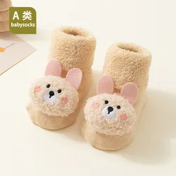 Calcetines antideslizantes térmicos de invierno con dibujos bebé