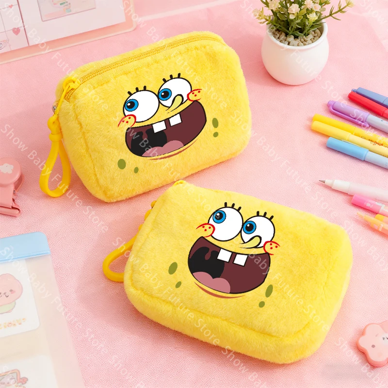 Monedero Bob Esponja para niños – Estampado animado y diseño portátil - imagen 4