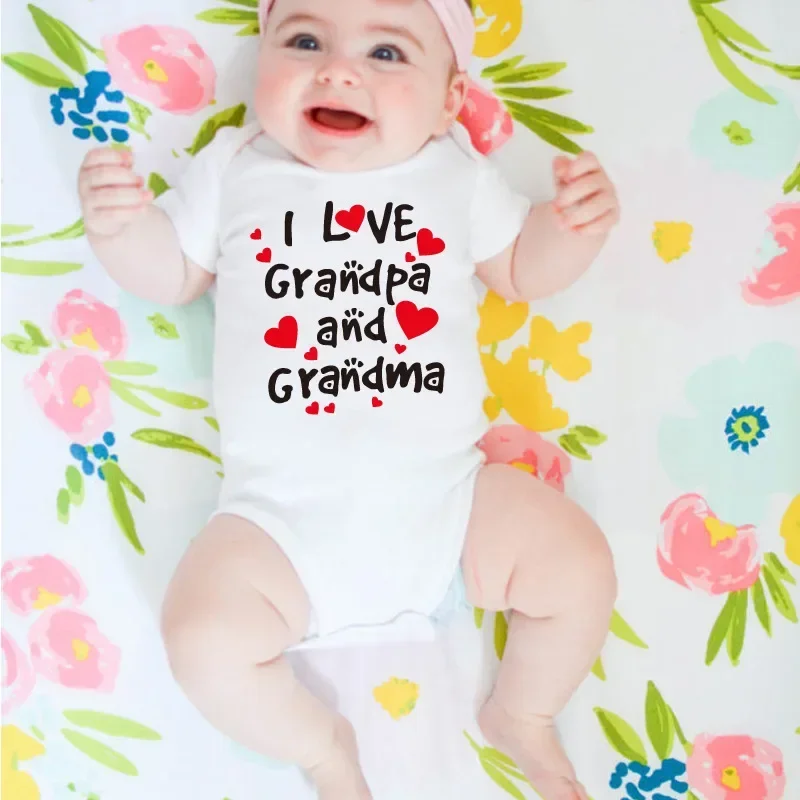 Mamelucos I Love Grandpa – Algodón veraniego para bebé - imagen 4