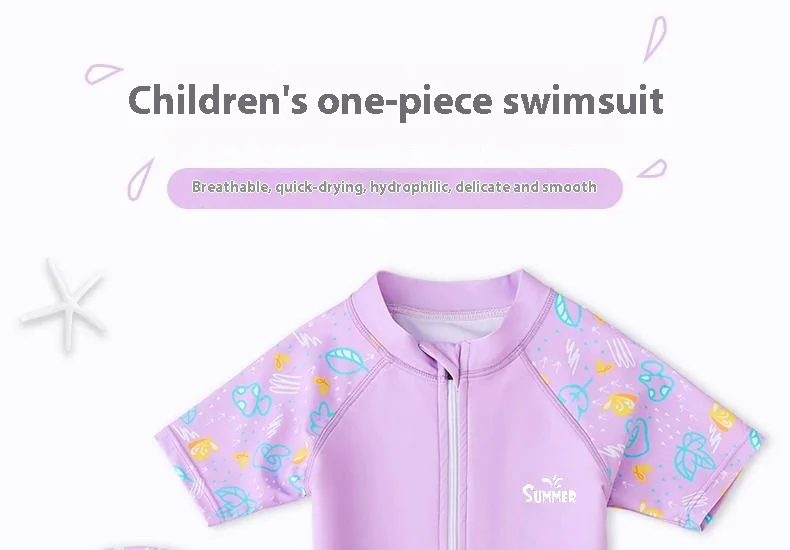 Traje de baño para niñas estilo princesa