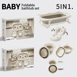Bañera plegable para bebé con control termostático de temperatura