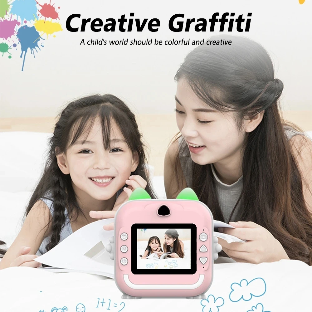 Cámara instantánea para niños con impresora térmica integrada - imagen 5