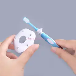 R6FD cepillo de dientes para bebé con mordedor y cubierta de seguridad