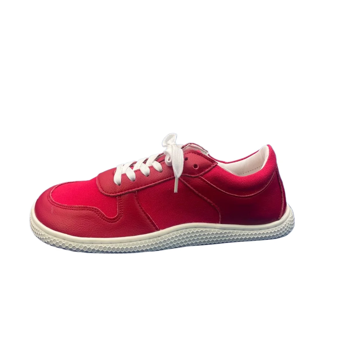 Tipsietoes Zapatillas descalzas de cuero y lona unisex, puntera ancha - imagen 3