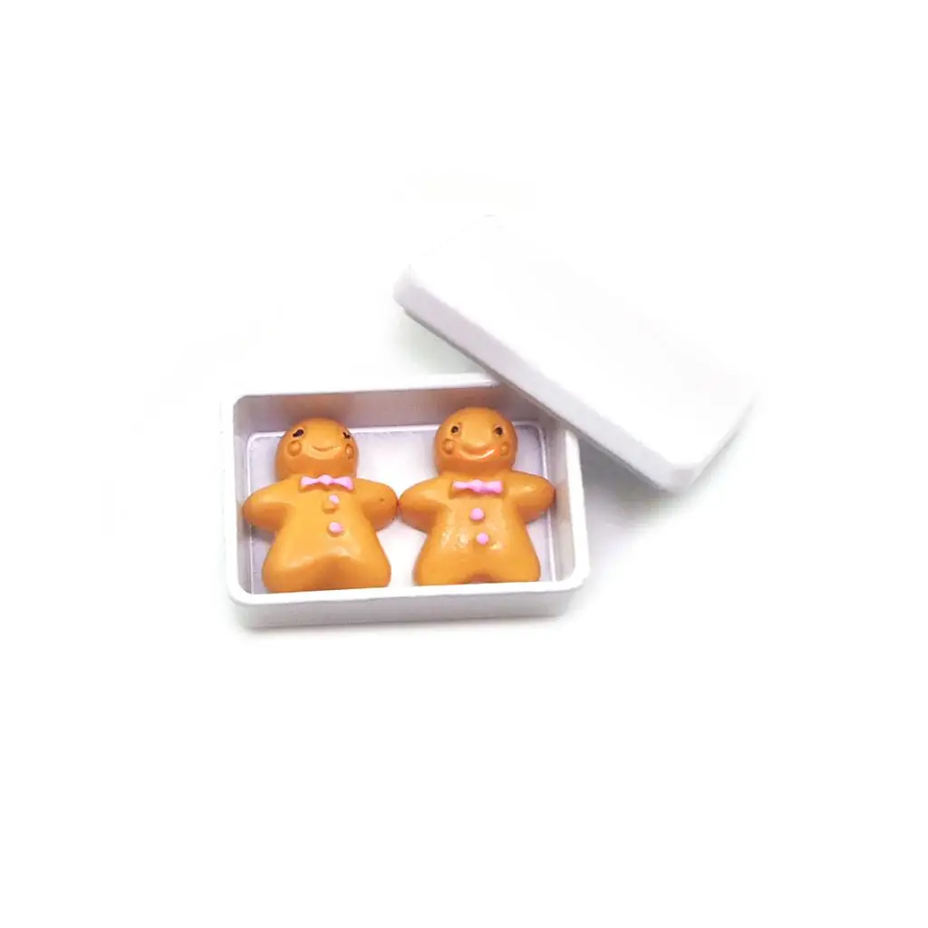 Accesorios para casa de muñecas: caja de galletas y decoración - imagen 4