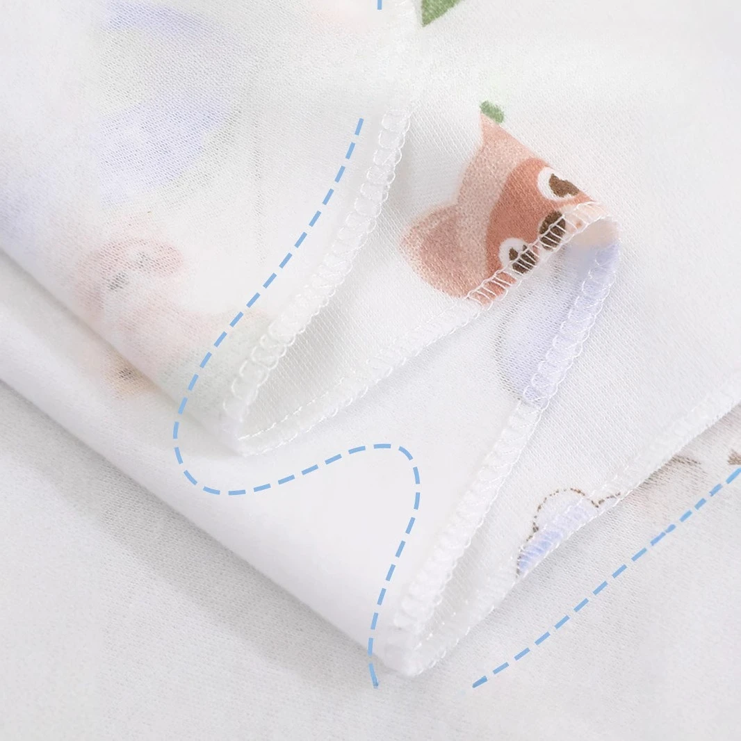 Manta envolvente de algodón ultra suave para recién nacidos - imagen 4