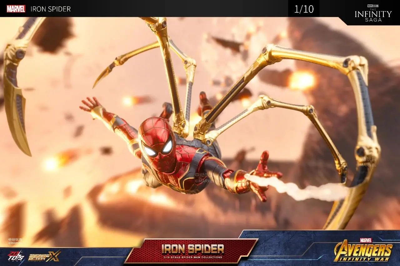 Figura de acción Spider-Man en traje avanzado