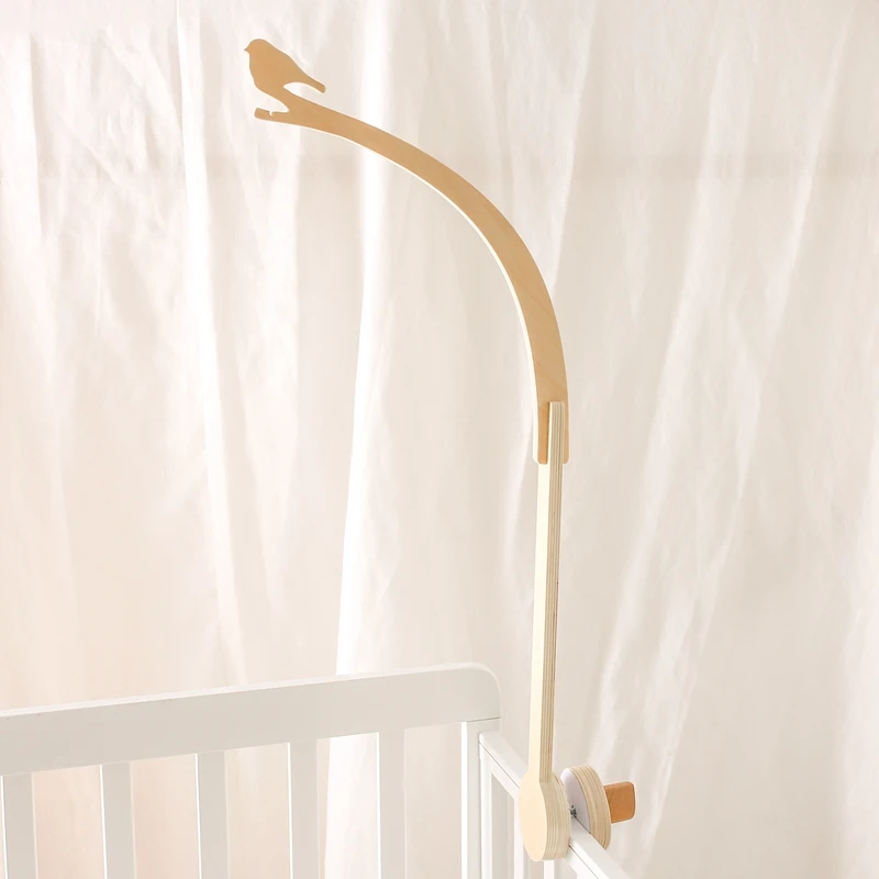 Móvil de madera con pajarito para cuna bebé – Decoración infantil - imagen 3