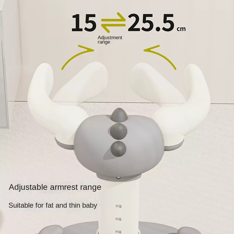 Soporte de ducha para bebé ajustable en altura con base antideslizante - imagen 3