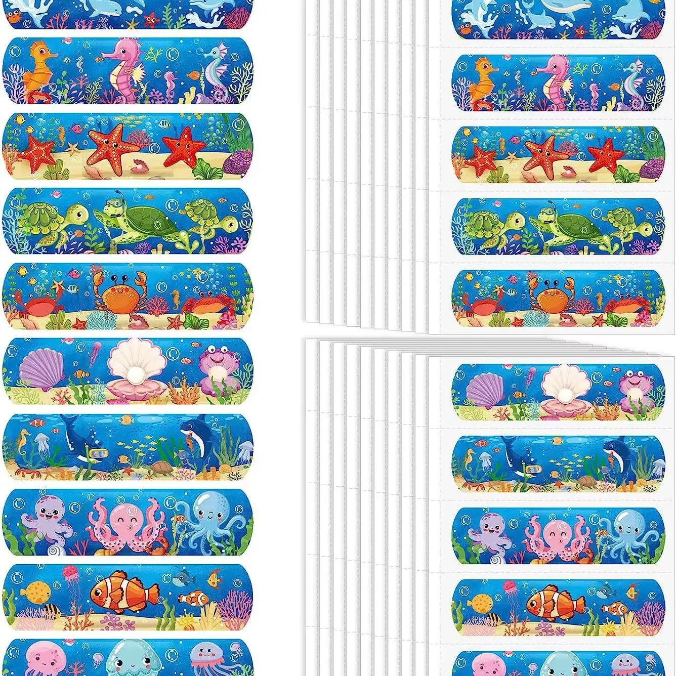 Tiritas infantiles con dibujos - adhesivas impermeables y respirables - imagen 2