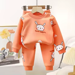 Conjunto de cachemira para bebé y niños - pijamas de otoño e invierno